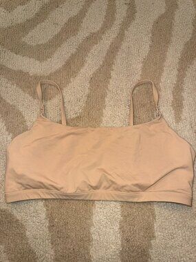 SKIMS Fits Everybody Maternity Nursing Scoop Bralette Clay Size XL